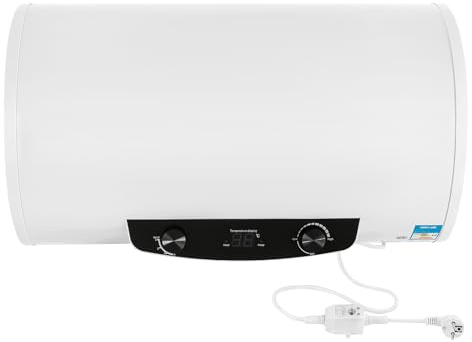 Chauffe-eau électrique 70 l - Réservoir d'eau chaude à la pression - Avec kit de douche - 2000 W - Chauffe-eau sous évier - Pour cuisine, salle de bain, salons de coiffure et commerce - Protection