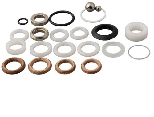 22-teiliges Dichtungsring-Set für Farbsprüher, Reparatur, kompatibel mit 390 395 490 495 595 Einheiten und 12 mm - 27 mm Zylindergrößen