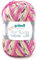 Gründl Hot Socks Torbole (Sockenwolle aus 75% Schurwolle (superwash) & 25% Polyamid, 4-fach Sockengarn, 100 g / 420 m, Nadelstärke: 2,5-3 mm, 100 g), lavendel-chili-pflaume-weiß-salatgrün-gelb