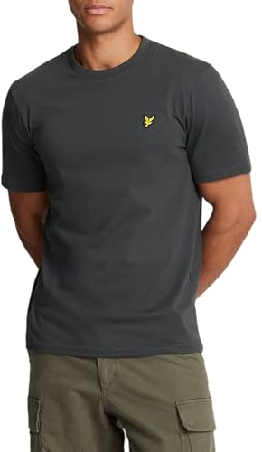 Lyle & Scott SS T-Shirts Plain T-Shirt W635 Gunmetal, XL