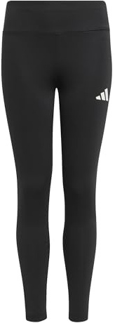 adidas Girl's TRAIN ESSENTIALS 3-STRIPES LEGGINGS, core black/cloud white, 9-10 Years