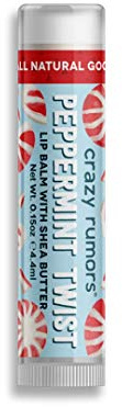 Crazy Rumors Peppermint Twist Lippenbalsam, 100% natürlich/vegan