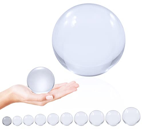 Juggle Dream 60mm Clear Acrylic Contact Juggling Ball - Transparent Clear Contact Juggling Manipulation Performance Balls