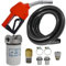 Zapfpistolen Set-für Dieselpumpe Biodiesel Heizölpumpe Ölpumpe Kraftstoffpumpe - Diesel Zubehör Paket mit Gummi-Schlauch, Diesel-Filter und Automatik-Pistole mit Rückschlagventil