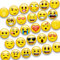 MORCART 28 Stück Magnete, Emoji Kühlschrankmagnete lustige Smiley Magnets Dekorative für Magnettafel, Kühlschrank, Whiteboard, Küche, Pinnwand Büro Kinder und Erwachsene Geschenk