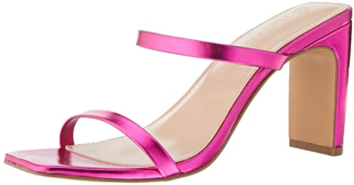 The Drop Avery - Sandali Con Tacco Alto A Due Cinturini da Donna, Rosa, 39.5