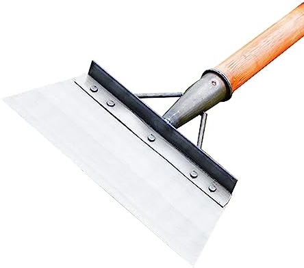 Pala de jardín multifuncional, eliminar hielo y nieve, pala de limpieza de acero inoxidable para malas hierbas y musgo, pala de limpieza de jardín, deshierbe, plantas, agricultura (25 cm)