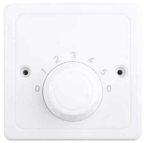 SUCHUANGUANG 220V Regolazione Ventilatore da Soffitto Interruttore di Controllo della velocità Pulsante a Parete Dimmer Interruttore Cinque Marce Regolatore di velocità della Ventola in Plastica