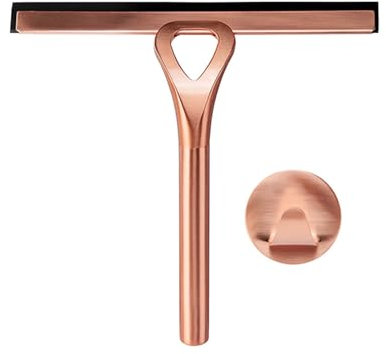 Rascador de vidrio de acero inoxidable 304 para baño, espejo de ventana, herramienta eficiente de eliminación de agua con mango ergonómico, herramienta profesional de limpieza de vidrio con mango