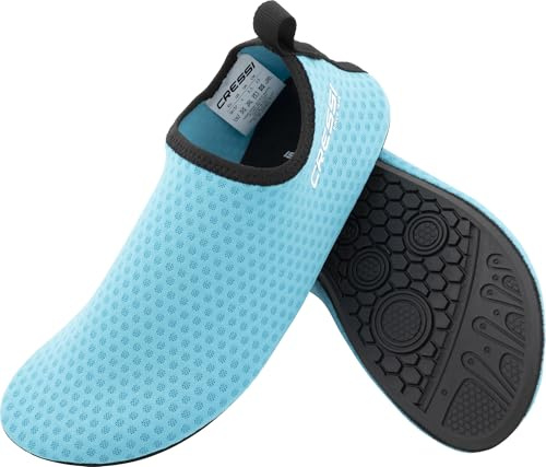CRESSI desde 1946 - Tropea Aqua Shoes - Calcetines para Mujer, Ofrecen Protección, Libertad de Movimiento y Versatilidad Total en Agua, Diseñados para Piscina, Mar
