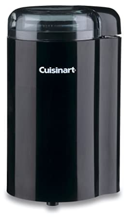 Cuisinart Coffee Grinder, One Touch Control Coffee Bean Grinder with Stainless Steel Bowl and Blades, 2.5 oz/70g Capacity Enough for 12 Cups, On/Off Switch with Safety Interlock, DCG-20BKN, Black