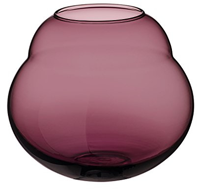 Villeroy und Boch Jolie Mauve Vase, 17 cm, Kristallglas, Pink