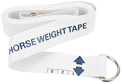 Yuecoom Weiches Maßband Doppelwaage für Farm, 2,5 m Farm Maßband Hohe Genauigkeit Professionelles weiches Maßband zur Messung des Brustgewichts von Pferden,2,5 m Rinder-Körpergewicht Maßband