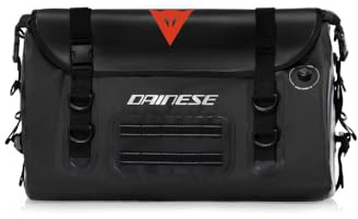 Dainese Explorer Wp Duffelväska 45 L, motorcykelväska, vattentätt material, PVC, unisex, svart, N, Svart, 45 litri, Motorcyklar