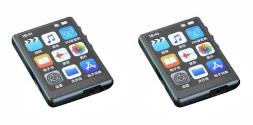 LYEAA Reproductor MP3 MP4 con pantalla táctil completa Bluetooth 5.3, reproductor de música sin pérdidas con radio FM y grabación