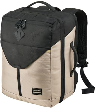 Cabin Max Equator X 40x30x20 Underseat Cabin Bag – Carry On Backpack Luggage, Under Seat Travel Bag with Laptop Pocket – Recycled RPET