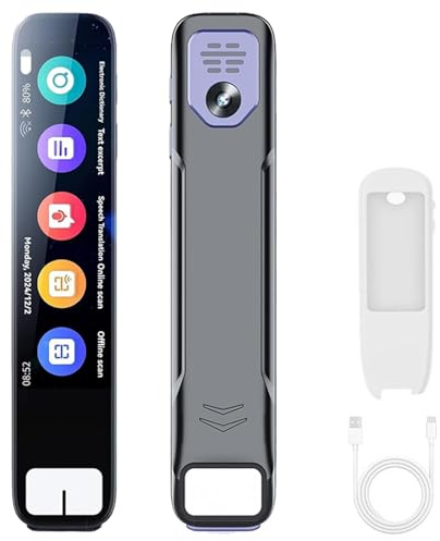 Pen GPT, AI Pen, Scan Sense AI Smart Pens(150+ Languages), Scanner Pens, Offline Translation, Instant Answers 99% Accuracy, HD Touchscreen (Black)