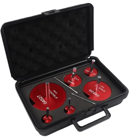 6 Pack PPR PVC Pipe Reamer 3/4 à 4 Lames en carbure d'alliage dur avec 3/8 pouces Hex Shank pour le tuyau de drainage nettoie le ciment résiduel Compatible avec PVC CPVC Raccords ABS