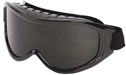 Sellstrom Safety Goggles – Odyssey II Shade 5 Eye Protection, S80210, Latex Free Protective Eye Shield for Men and Women Black