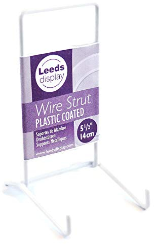 Leeds Display : ST03WL : Wire Strut Stand : White : Medium : 5.5, 14cm : Plate & Bowl Support