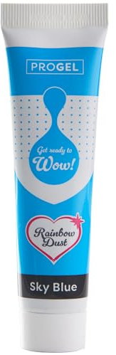 Colorant alimentaire professionnel Rainbow Dust ProGel, bleu ciel 25 g