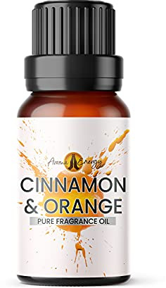 Cinnamon Orange Fragrance Oil, 100ml - Use in Aromatherapy Diffuser, Home Made Making, Potpourri, Candle, Soap, Slime, Bath Bomb, Air Freshener