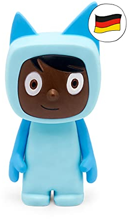 tonies Hörfiguren für Toniebox, Kreativ Blau (Dunkelbraun) zum Selbstbespielen, 90 Minuten Speicher für eigene Aufnahmen, Musik oder Gute-Nacht-Geschichten, geeignet für Kinder ab 3 Jahren