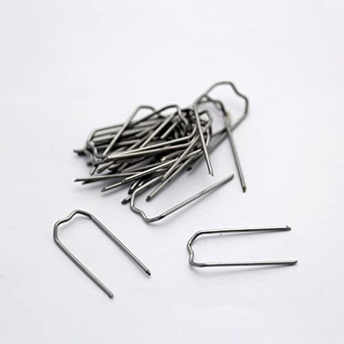 Floralcraft 100pcs German Mossing Pins, 3cm U-Pin Mossing Pegs for Craft Wreaths Floristy Airplants Funeral Tributes Floral Arrangements