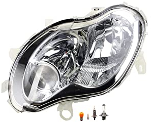 Johns Faros delanteros halógenos adecuados para Smart Fortwo 450 01/04-01/07 Lente izquierda.