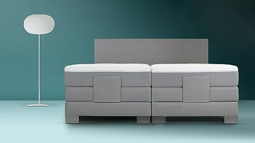 Boxspringbett ROM II mit Motor elektrisch verstellbar 180x220 cm Sondergröße Überlänge Übergröße. (25) 180x220)
