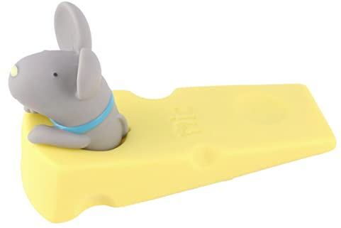 Grauer Türstopper Cartoon-, Türkeil Aus Pvc Für Haustür, Fingerschutz Und Heimdekoration, Geeignet Für Teppich, Holz, Fliesen Und Beton