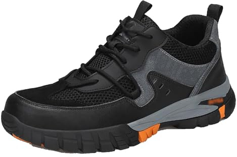 LNNLOO Chaussures De Sécurité pour Électricien (Isolation 10 KV), (35-46), Embout en Acier + Anti-écrasement Anti-Perforation, Confortables/Résistantes À l'usure, pour La Logistique,40,B