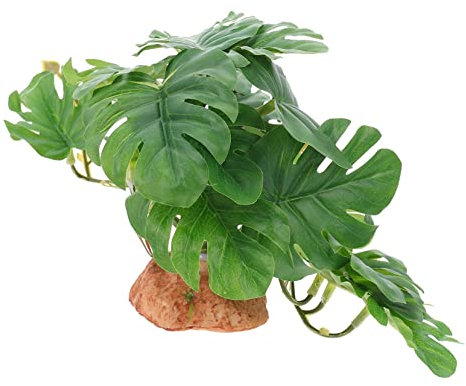DRESSOOS Plante Artificielle Décorative pour Reptiles Idéale pour La Décoration De La Maison