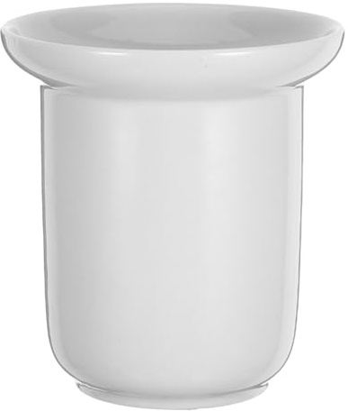 Luxshiny Porta Scopino Bagno Indipendente Opaco Resistente 5.04X4.53X4.53In Accessorio Versatile Per Pulizia Wc Lavandini E Vasche Supporto Igienico Per Spazzola Wc