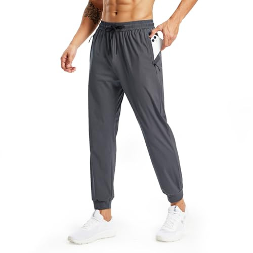 Rane Sports Pantalones de chándal para Hombre Ligeros Transpirables y elásticos Ideales para Fitness Correr y Ocio.