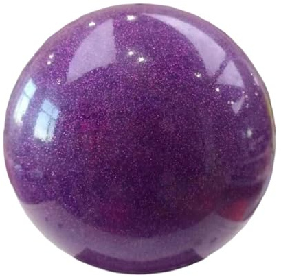 Baoblaze Palla da Ginnastica Ritmica da 18 Cm per Adulto, 400 G Palla Fitness in Plastica per Esercizi di Danza per L'allenamento di Ginnastica Ritmica, La Competizione E L'esercizio Fisico, Viola