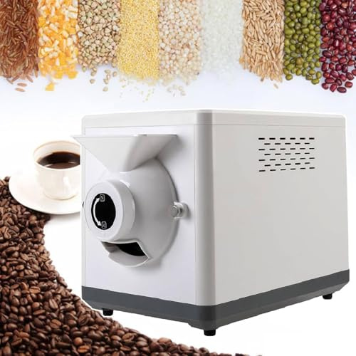 1600W kaffebönsrostare för hemmabruk, kafferostare med timer, elektrisk trumma, kafferostare, nötter, jordnötter, cashewnötter och kastanjer