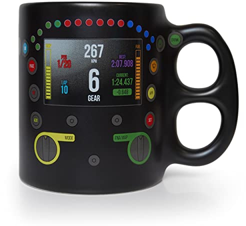 DAPPER RACING | Taza SIMRACING | Taza de Cerámica con Diseño Único | Regalo para Amigos y Familiares | Apta para Microondas y Lavavajillas| Capacidad 350ml | Para Sim Racers