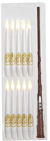 Kurt Adler Harry Potter™ Battery Operated 10 Floating Candles with Wand Remote Light Set