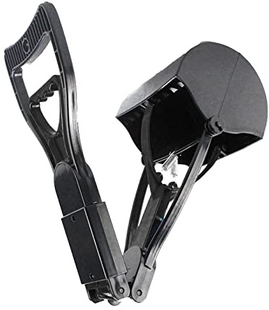 60 cm portátil para excrementos de Perros, recogedor de excrementos para Perros, Yard Perro Pooper Scooper con dispensador de Bolsas de Basura, Pala Plegable para excrementos de Perros para Gatos con