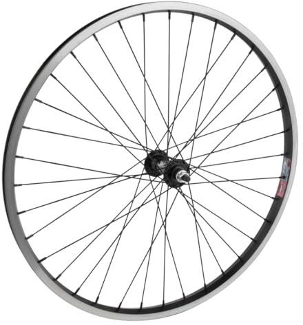 WheelMaster Front Bicycle Wheel 24 x 1.75 36H, Alloy, Bolt On, Black