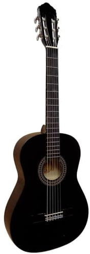 MSA C 21 Konzertgitarre Neusilberbünde/Beinwellenmechanik (3-fach gesperrter) Größe 4/4, Hals schwarz