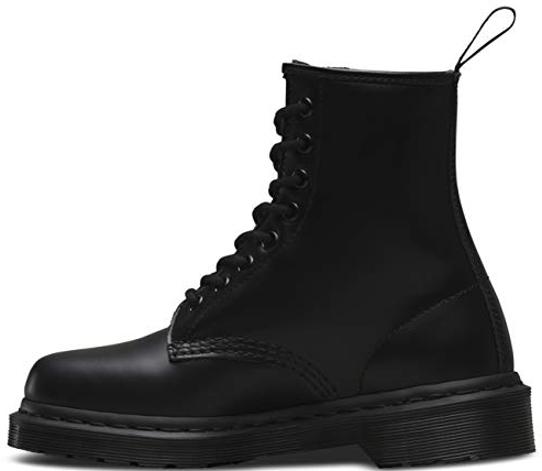 Dr. Martens 1460 MONO Smooth BLACK, Unisex-Erwachsene Combat Boots, Schwarz (Black), 43 EU (9 Erwachsene UK)