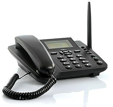 BW 2.4'' Wireless Quadband GSM Classic Desk Telephone Telephone handset for Business or Family (Especially for Older Folk) - Black