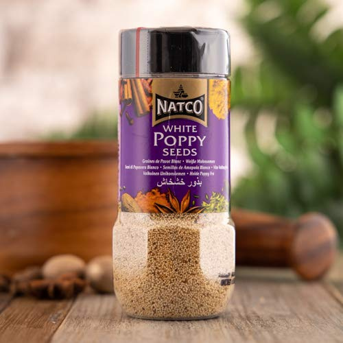 Natco Foods Whole White Poppy Seeds 100g Jar - Chilli Wizards