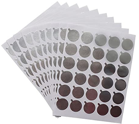 J Shop Porte-colle à cils jetable, 300 pièces, palette en aluminium, Extension de cils, tampons de colle, autocollants