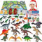 Brezoy Adventskalender 2023 Kinder, Adventskalender Dinosaurier Spielzeug ab 2 3 4 5 6 7 8 Jahre Junge Weihnachtskalender Xmas Geschenk Junge 2-8 Jahre Adventskalender Dino