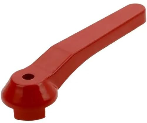 cyclingcolors Poignée levier de rechange pour vanne à bille en aluminium rouge Robinet Tuyauterie Plomberie Outils, 1/4-3/8