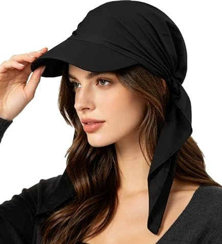 LONTG Femme Bonnet Hijab Élastique Bonnet Turban Musulman pour Femmes Casquette Hijab Anti-UV Chapeau Chimio pour Perte de Cheveux Casquette de Baseball Musulman pour Quotidien Outdoor
