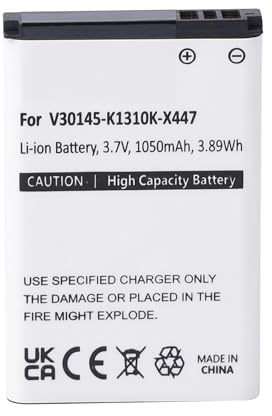 Fuworance 3,7V 1050 mAh Akku passend für Siemens Gigaset SL910, SL910A, SL910H schnurloses DECT-Telefon V30145-K1310K-X447 V30145-K1310K-X447-0-HY, V30145-K1310-X447 wiederaufladbarer Batterien